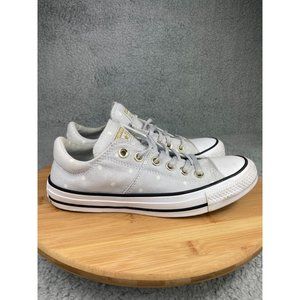 Converse Chuck Taylor Womens Size 7 Shoes Gray White Classic Sneakers 560689C